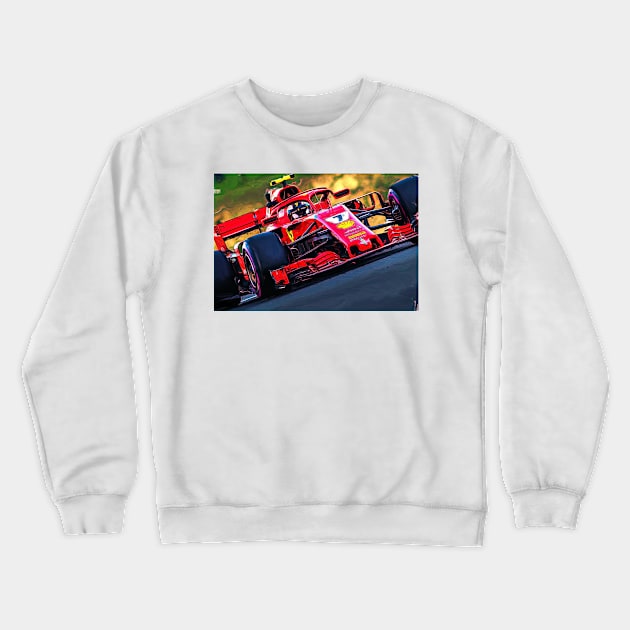 Iceman Kimi 2018 Crewneck Sweatshirt by DeVerviers